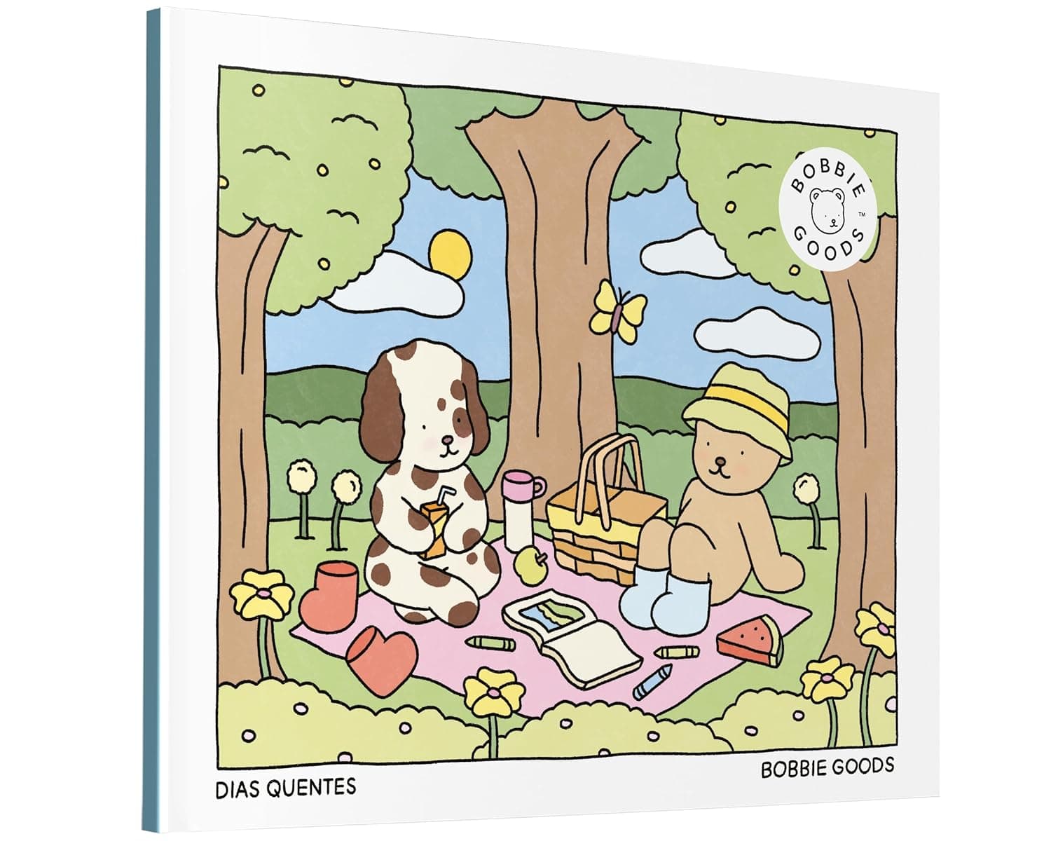 Dias quentes (Spring Summer) – Livro de colorir oficial Bobbie Goods